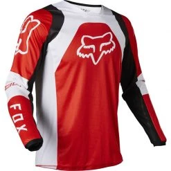 Maglie Maglia Fox 180 Lux Rosso Fluo