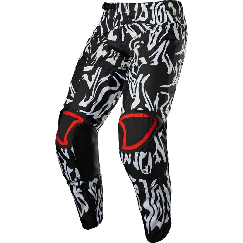 Pantaloni Fox 180 Peril Nero Rosso 2 Pantaloni Fox 180 Peril Nero Rosso - immagine 2