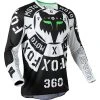 Maglie Maglia Fox 360 Nobyl Nero Bianco