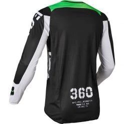 Maglie Maglia Fox 360 Nobyl Nero Bianco -Vendite Fox fox 360 nobyl jersey bianco 3