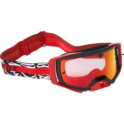 Maschere Maschera Fox Airspace Peril Spark Rosso Fluo
