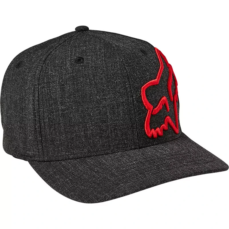 Accessori Cappellino Fox Clouded Flexfit 2.0 Nero Rosso 1 Accessori Cappellino Fox Clouded Flexfit 2.0 Nero Rosso