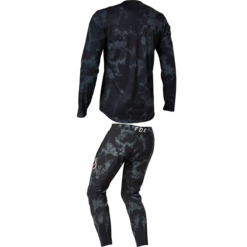 Maglie Completo Fox Flexair Defend Ts57 Nero 2 Maglie Completo Fox Flexair Defend Ts57 Nero - immagine 2