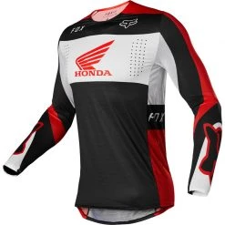 Maglie Maglia Fox Flexair Honda V.22 Rosso Fluo