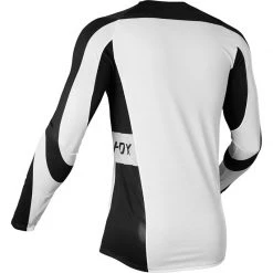 Maglie Maglia Fox Flexair Mirer Bianco Nero -Vendite Fox fox flexair mirer jersey bianconero 3