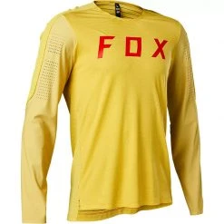 Maglie Maglia Fox Flexair Pro Ls Pear Giallo