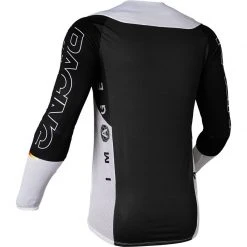 Maglie Maglia Fox Flexair Relm Nero Bianco -Vendite Fox fox flexair relm jersey nerobianco 3