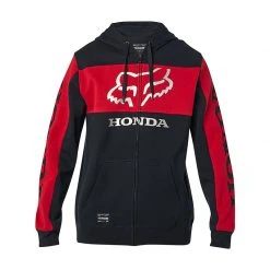 Felpe Felpa Fox Honda Zip 2021 Nero Rosso