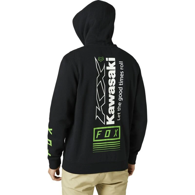 Felpe Felpa Fox Kawi Zip Nero 2 Felpe Felpa Fox Kawi Zip Nero - immagine 2