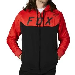 Felpe Felpa Fox Pivotal Zip Rosso Fluo