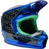 Policarbonato Casco Fox V1 Peril Blu 8 Policarbonato Casco Fox V1 Peril Blu -Vendite Fox fox v1 peril blu