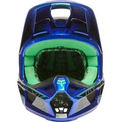 Policarbonato Casco Fox V1 Peril Blu -Vendite Fox fox v1 peril blu 4