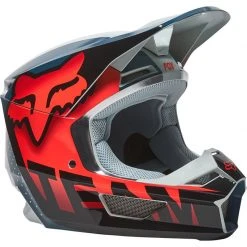 Policarbonato Casco Fox V1 Trice Grigio Arancio