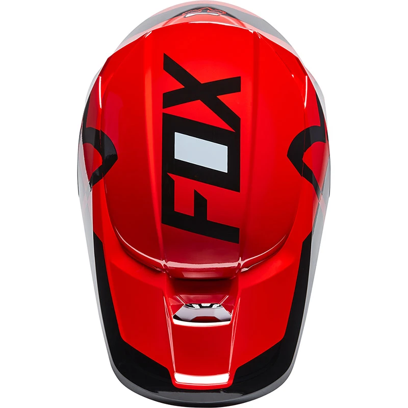 Policarbonato Casco Fox V1 Lux Rosso Fluo 4 Policarbonato Casco Fox V1 Lux Rosso Fluo - immagine 4