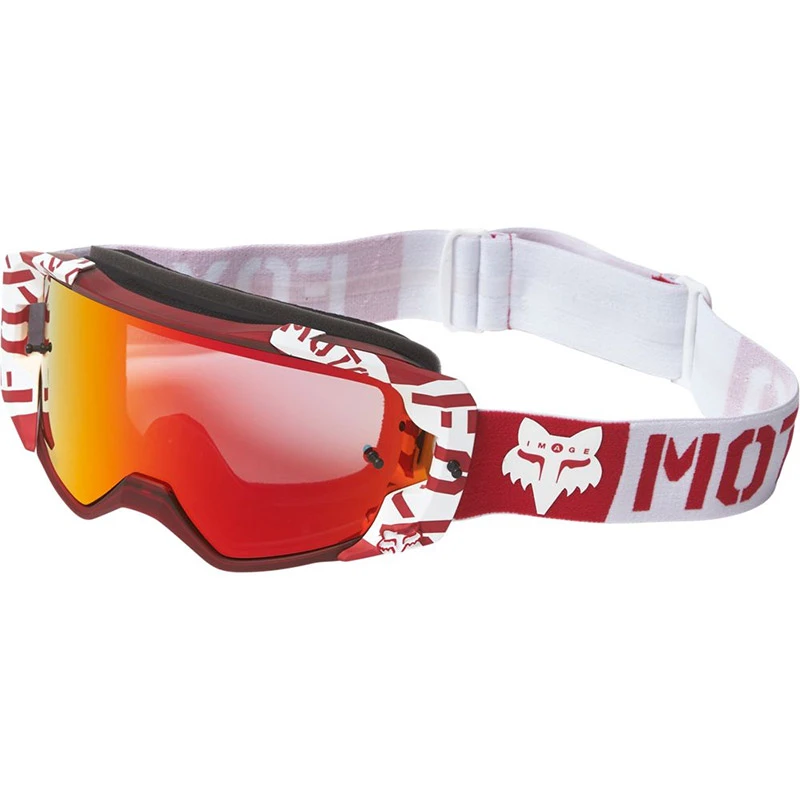 Maschere Maschera Fox Vue Nobyl Spark Flame Rosso 2 Maschere Maschera Fox Vue Nobyl Spark Flame Rosso - immagine 2